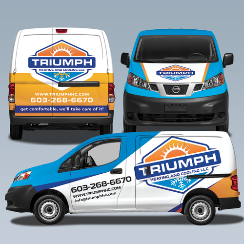 Hvac van wrap Design by Duha™