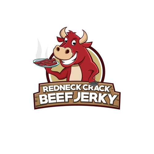 Redneck Crack Beef Jerky Design by The Dutta