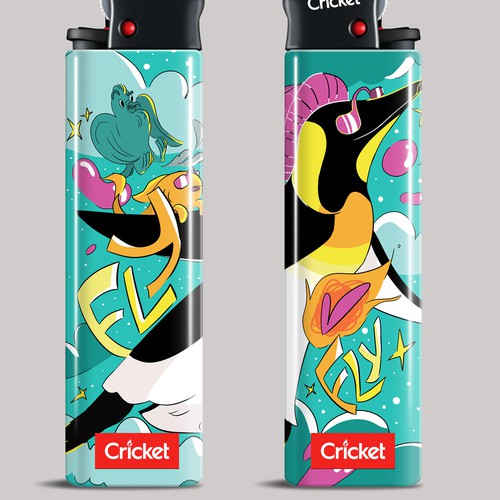 Create illustrations for a limited collection of Cricket Lighters (Multiple Winners) Design by Ainur B.