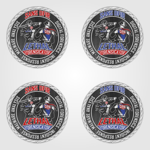 Cyber Forensics Challenge Coin Design Illustration or graphics contest