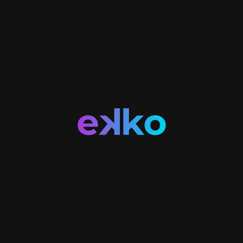 SIMPLE LOGO - ekko Letters then dm after Design by Designs by Alex