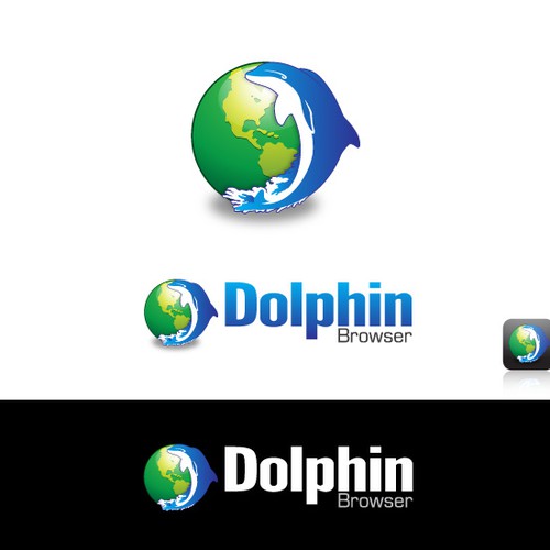 New logo for Dolphin Browser Design by song23