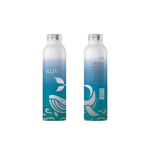 Water bottle design!! Lets be disruptive and elegant Design by Bloom Graphic