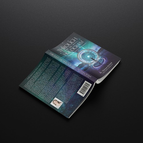 Futuristic Book Cover Design for Science & Spirituality Genre Diseño de Broonson