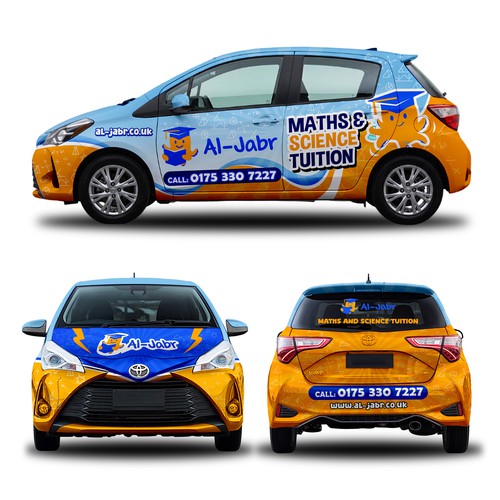 "Car Wrap for Tuition Company" winning  by Logicainfo ♥