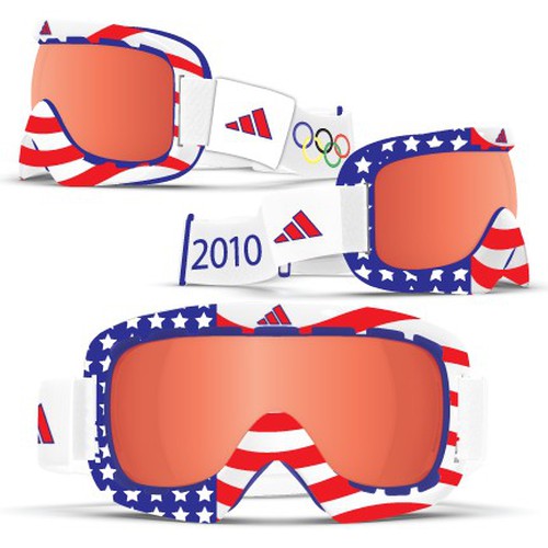 Design adidas goggles for Winter Olympics Ontwerp door tullyemcee