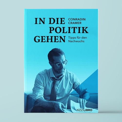 "Book Cover: "In die Politik gehen. Tipps für den Nachwuchs." (How to be a Politician)" winning  by janetatwork