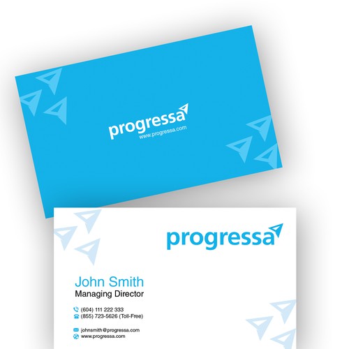 Business cards for Canadian financial institution Réalisé par Impress.