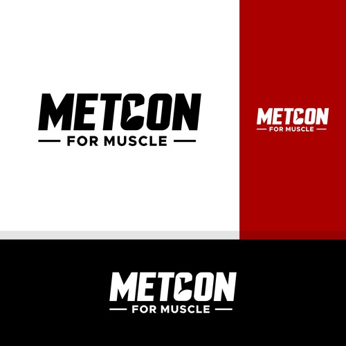 Metcon for muscle trainingprogram logo design Logo brand guide contest 99designs