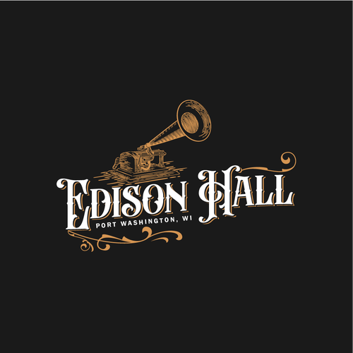 Edison Hall needs a phonograph-inspired logo Diseño de flynexus