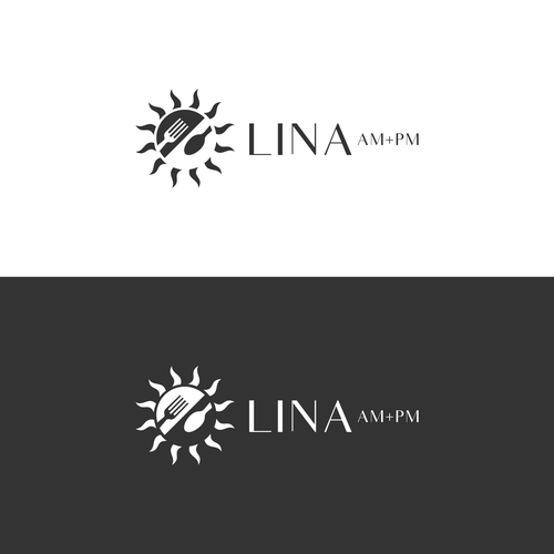 Logo for a coffee shop in AM and cocktail bar in PM Design by NuriCreative