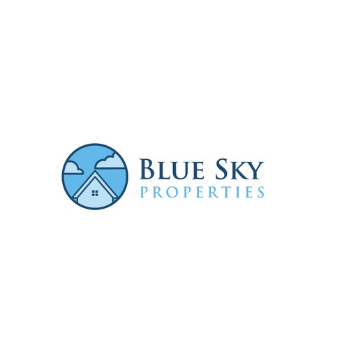 Designs Create a Logo! Blue Sky Properties Logo design contest