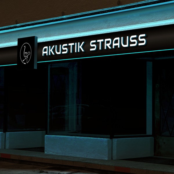  Signage for Akustik Strauss