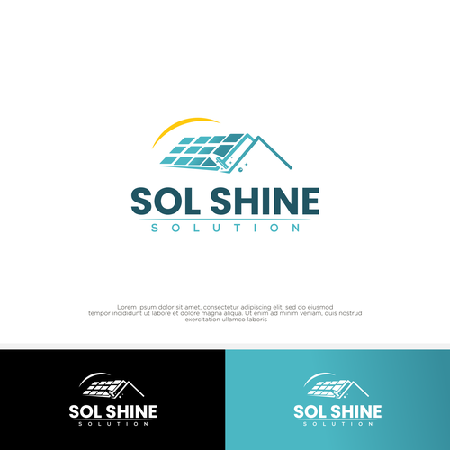 New solar panel cleaning business needing to attract customers Design by rzaltf