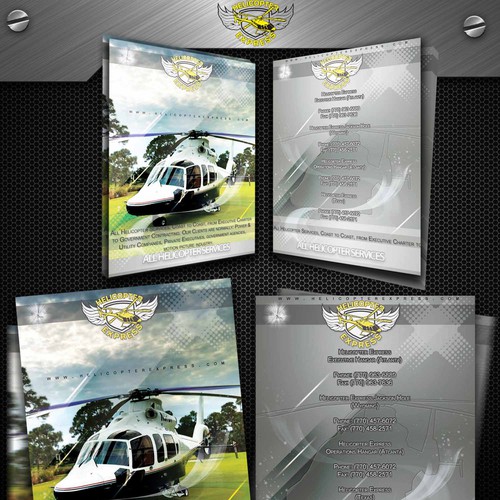 Helicopter Express Needs New Exciting Promotional BROCHURE Design by Johnny White
