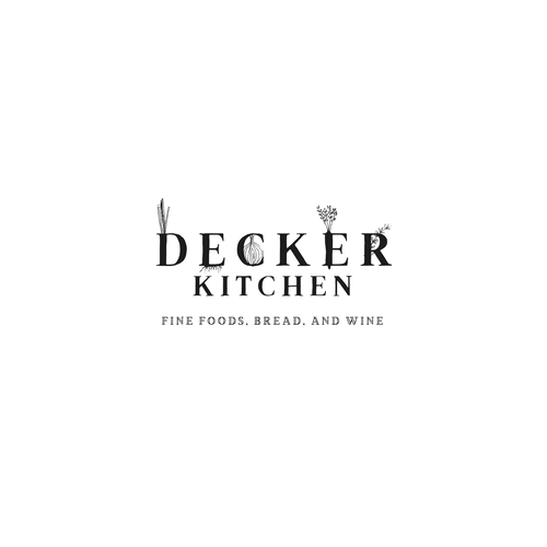 Create a rustic artisan logo for Decker Kitchen Design by EWMDesigns