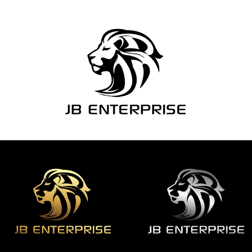 A negative space lion logo and graphic profile Design by nugra888