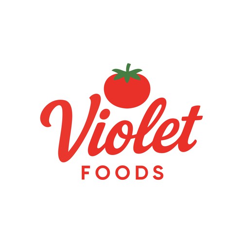 Violet Foods Logo Design by DevDevit   ★ ★ ★ ★ ★