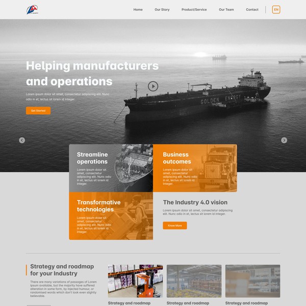 Design by Mac Halder ™ titled "Home Page design"