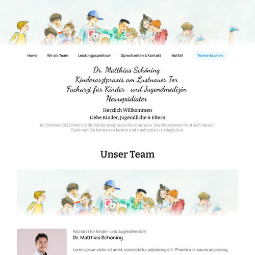 Web page design contest entry by Humantest Design