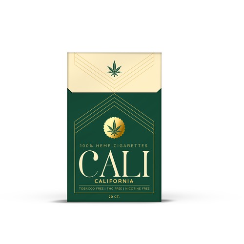 Hemp Cigarette Pack Preliminary Design Design by SRAA