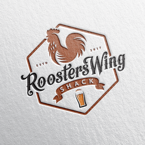 Design Design a logo for "Roosters Wing Shack" por Siv.66