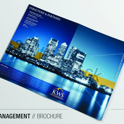 Design a high end marketing brochure for a start up fund Design by MorganEscott