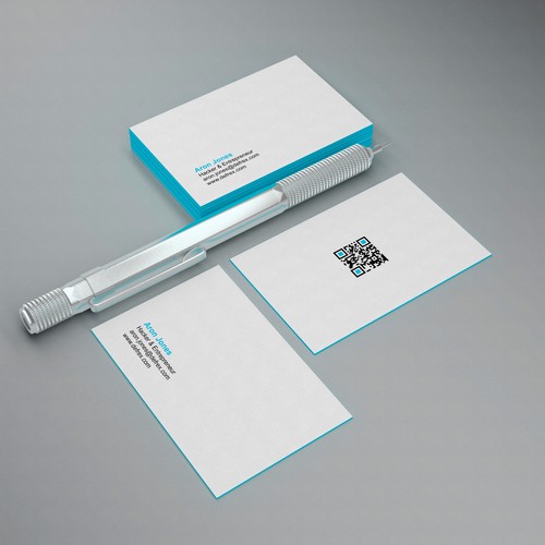 Create an elegant business card for an entrepreneurial hacker Design by rikiraH