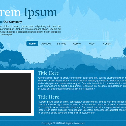 1-3 Page Website Template Design von Boneless Bangus