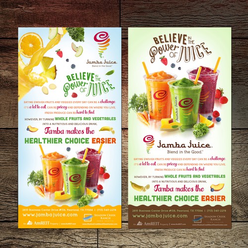 Create an ad for Jamba Juice Design by Julia S.