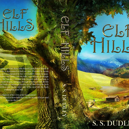 Book cover for children's fantasy novel based in the CA countryside Réalisé par Ddialethe