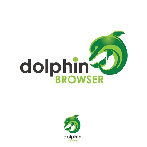 New logo for Dolphin Browser Design by kkatty