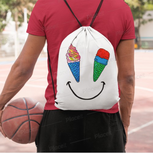 Drawstring Bag Designs for Boys Design by Ketrin Chern