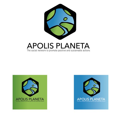 "Créer un logo pour le lancement international du réseau social Apolis Planeta" ganador Logotipos