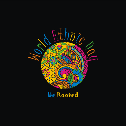 Logo for World Ethnic Day to celebrate ethnic cultures of the world Design by Briantho