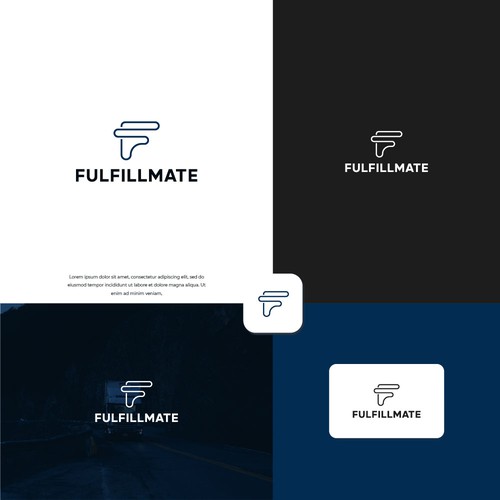 Fulfillmate logo-ontwerp door Danny A