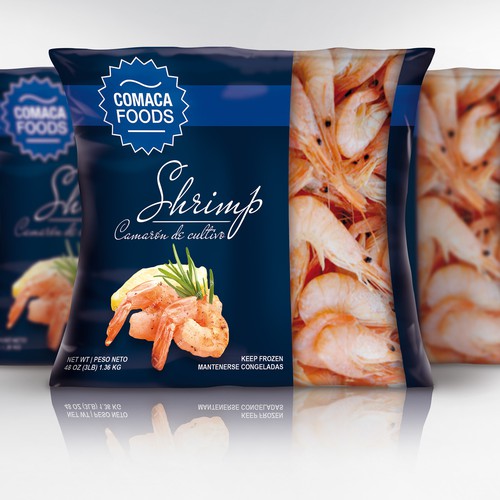 Worldwide Seafood Package for Retail Design por Sasha Bianca