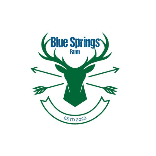 Logo for our Der hunting and bass fishing recreational farm Design by imtishaal