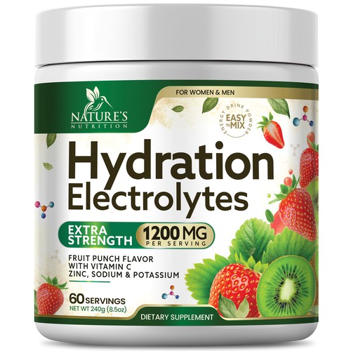 Hydration Electrolytes Design Needed for Nature's Nutrition Design by Black-Pepper