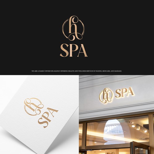 Design a modern and luxurious logo for a new family owned Wellness Day Spa Réalisé par Tara✏️