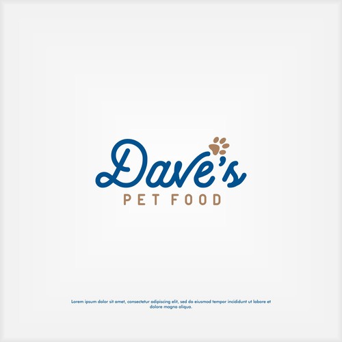 Logo for family owned pet food company Design by Dirtymice