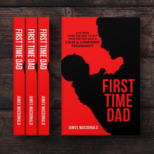 Book cover art appealing to First Time Dad & Expectant Mums Design réalisé par Trivuj