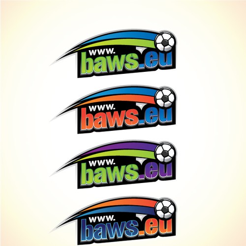 Global football (soccer) logo - baws.eu Design by Dean R