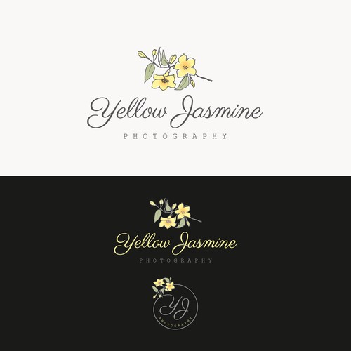 Design Yellow Jasmine Photography Logo Design di T-Design