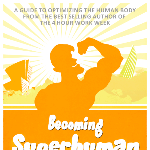 "Becoming Superhuman" Book Cover Réalisé par SideBurns