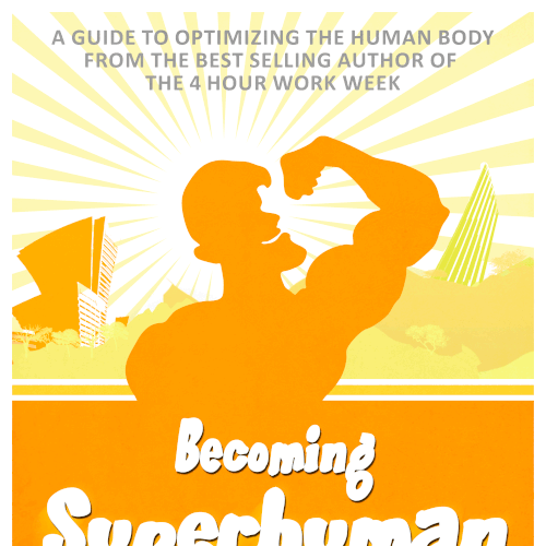 "Becoming Superhuman" Book Cover Design by SideBurns