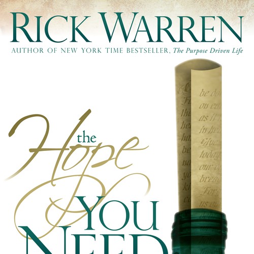 Design Rick Warren's New Book Cover Design by r2c design