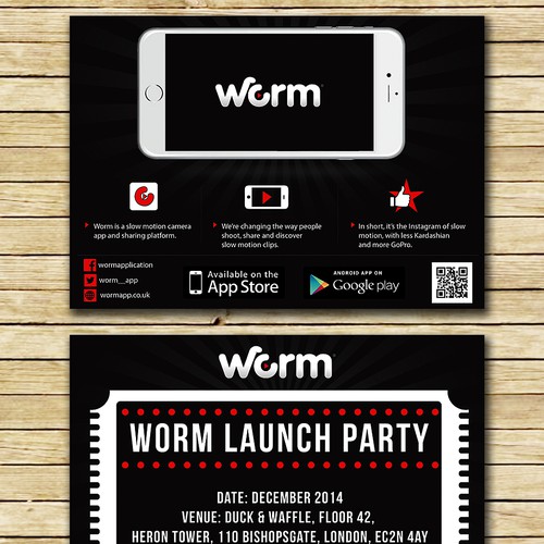 Flyer design for slow motion app Ontwerp door may_tamang