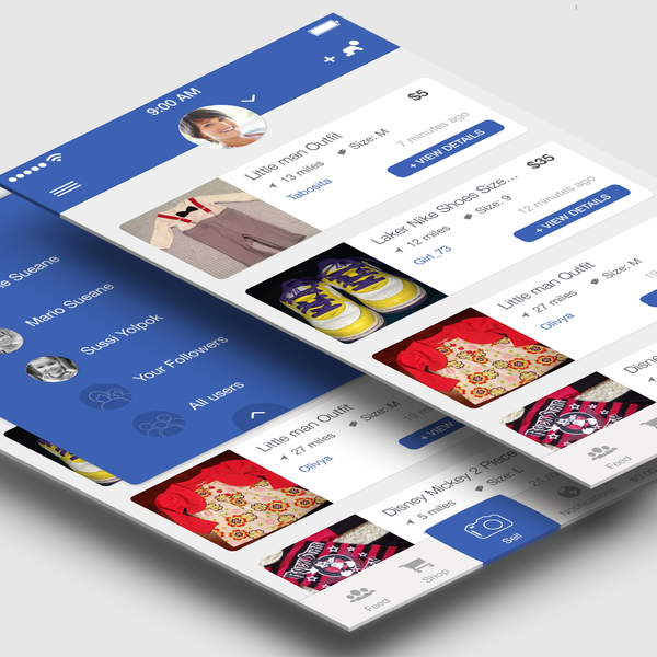 Design by JorgeSainz titled "OutGrown App Design"