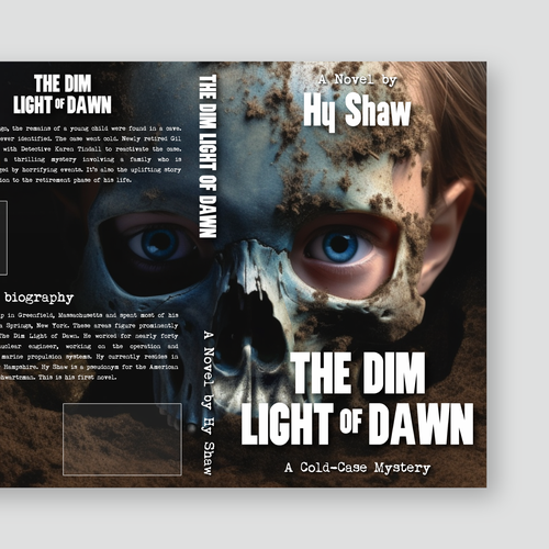 Enticing book cover for a cold-case mystery! Design by Alex C.